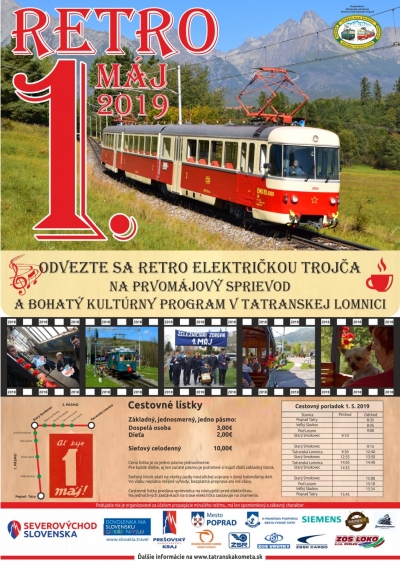 1st May  Retro Tram ride with ,,Trojča tram